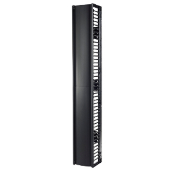 Picture of APC Valueline, Vertical Cable Manager for 2 & 4 Post Racks, 84"H X 12"W, Single-Sided with Door