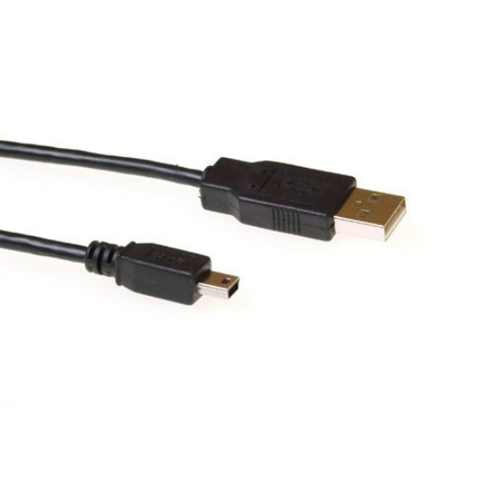Picture of ACT USB 2.0 A male - USB mini B5 male 1.80 m