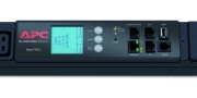 Picture of APC NetShelter Metered Rack PDU, 0U, 3PH, 22kW 230V 32A or 17.3kW 230V 24A, x30 C13 and x12 C19 outlets, IEC 309 3P+N+PE cord