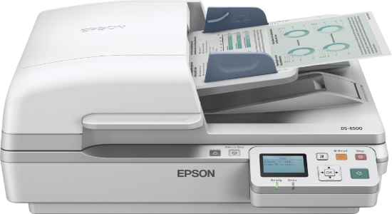 Picture of Epson WorkForce DS-7500N Flatbed & ADF scanner 1200 x 1200 DPI A4 White