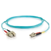 Picture of C2G 85531 InfiniBand/fibre optic cable 1 m LC SC OFNR Turquoise