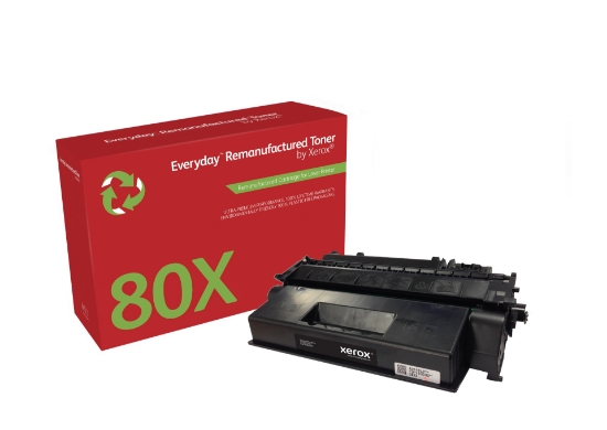 Picture of Everyday ™ Mono Remanufactured Toner by Xerox compatible with HP 80X (CF280X), High capacity