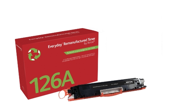 Picture of Everyday Remanufactured Everyday™ Black Remanufactured Toner by Xerox compatible with HP 126A (CE310A), Standard capacity