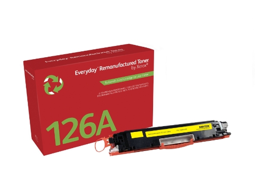 Picture of Everyday Remanufactured Everyday™ Yellow Remanufactured Toner by Xerox compatible with HP 126A (CE312A), Standard capacity
