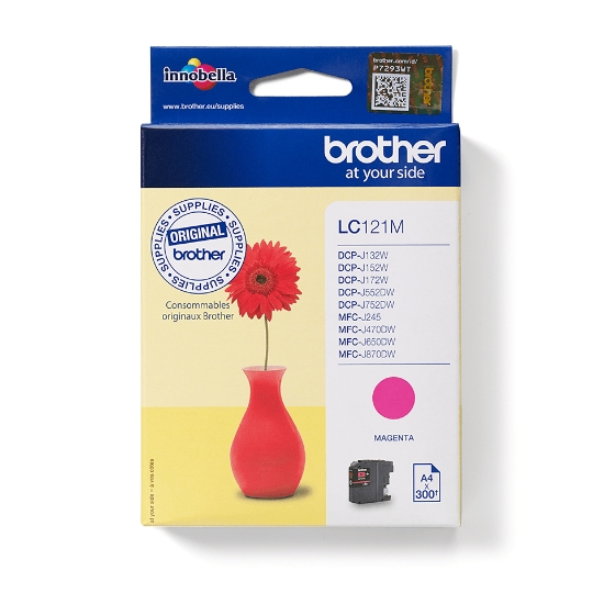 Picture of Brother LC121M ink cartridge 1 pc(s) Original Magenta