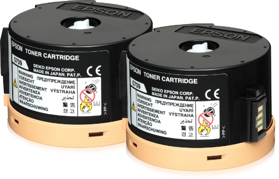 Picture of Epson Double Toner Cartridge Pack 2 x 2.5k