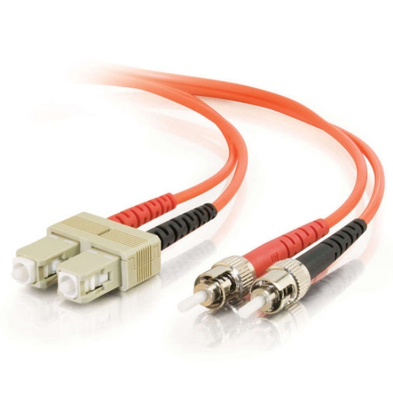 Picture of C2G 85482 InfiniBand/fibre optic cable 3 m SC ST OFNR Orange