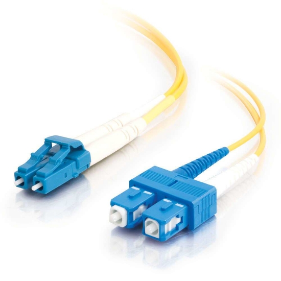 Picture of C2G 85587 InfiniBand/fibre optic cable 2 m LC SC OFNR Yellow