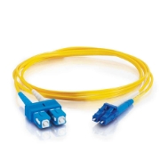 Picture of C2G 85587 InfiniBand/fibre optic cable 2 m LC SC OFNR Yellow