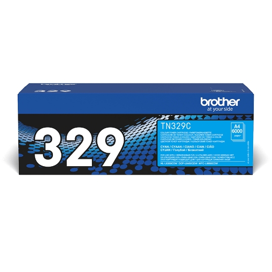 Picture of Brother TN-329C toner cartridge 1 pc(s) Original Cyan