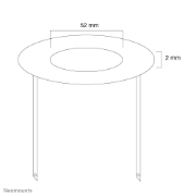 Picture of Neomounts FPMA-CRB5 Ceiling cover - diam. 52 mm