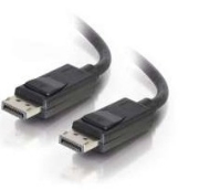 Picture of C2G 2m DisplayPort Cable with Latches 8K UHD M/M - 4K - Black