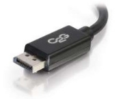 Picture of C2G 2m DisplayPort Cable with Latches 8K UHD M/M - 4K - Black