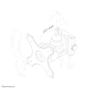 Picture of Neomounts FPMA-W250BLACK Monitor/TV mount wall 10-30" - full motion