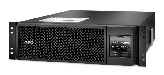 Picture of APC Smart-UPS On-Line SRT5KRMXLI - 5000VA, 6x C13, 4x C19 output, rack mountable, Embedded NMC