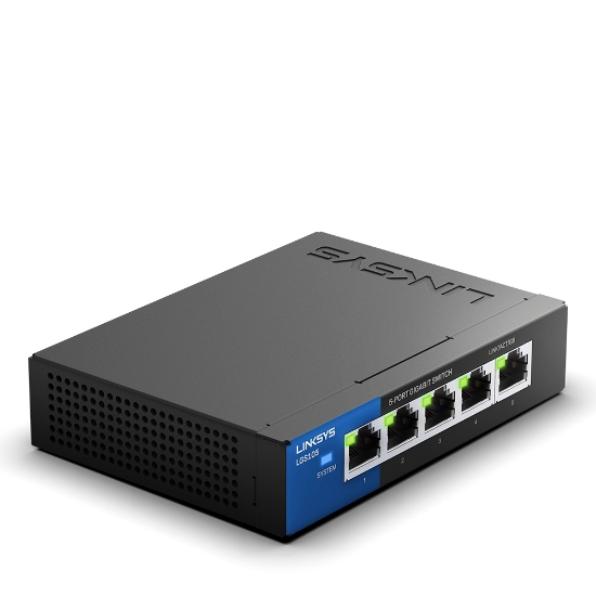 Picture of Linksys 5-Port Business Desktop Gigabit Switch (LGS105)