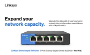 Picture of Linksys 5-Port Business Desktop Gigabit Switch (LGS105)