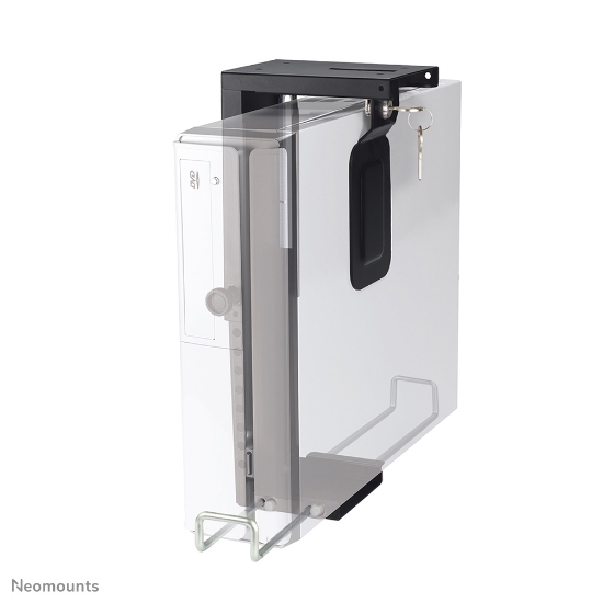 Picture of Neomounts CPU-D075BLACK/LK CPU holder - lockable - max 10 kg - universal