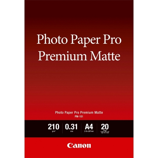Picture of Canon PM-101 Premium Matte Photo Paper A4 - 20 Sheets