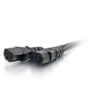Picture of C2G Cbl/3m BS 1363 to 2x C13 Y-Cable Black