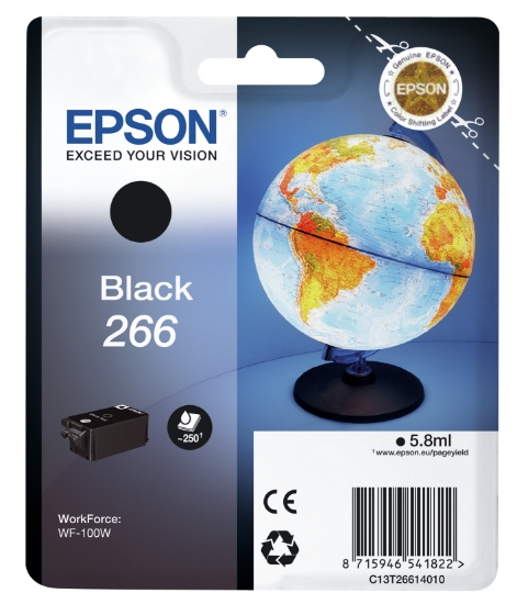 Picture of Epson Globe Singlepack Black 266 ink cartridge