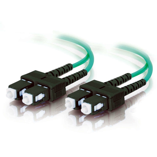 Picture of C2G 85513 InfiniBand/fibre optic cable 1 m SC OFNR Turquoise