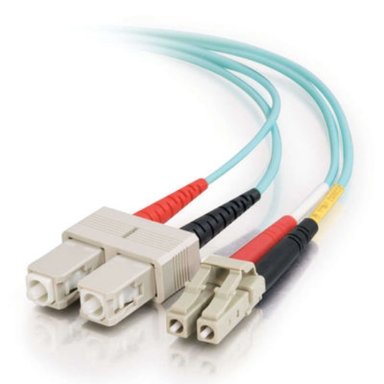 Picture of C2G 85514 InfiniBand/fibre optic cable 2 m SC OFNR Turquoise