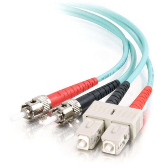 Picture of C2G 85527 InfiniBand/fibre optic cable 10 m SC ST OFNR Turquoise