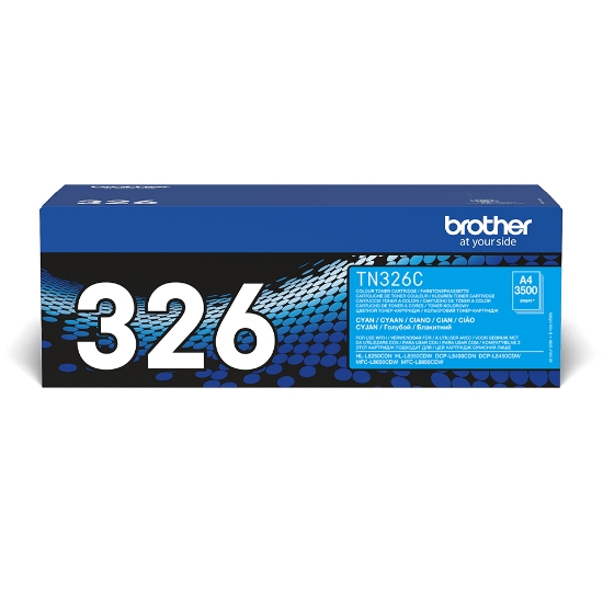Picture of Brother TN-326C toner cartridge 1 pc(s) Original Cyan