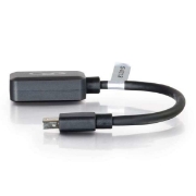 Picture of C2G 20cm Mini DisplayPort to HDMI Adapter - Thunderbolt to HDMI Converter M/F - Black