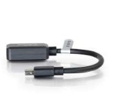 Picture of C2G 20cm Mini DisplayPort to HDMI Adapter - Thunderbolt to HDMI Converter M/F - Black