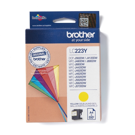 Picture of Brother LC223Y ink cartridge 1 pc(s) Original Yellow