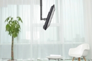 Picture of Neomounts FPMA-C060BLACK Monitor/TV mount ceiling 10-40" - h 60-85 cm