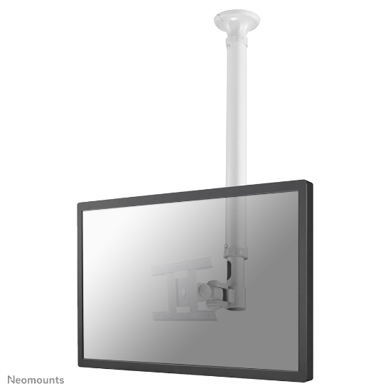 Picture of Neomounts FPMA-C100WHITE Monitor/TV mount ceiling 10-30" - h 79-129 cm
