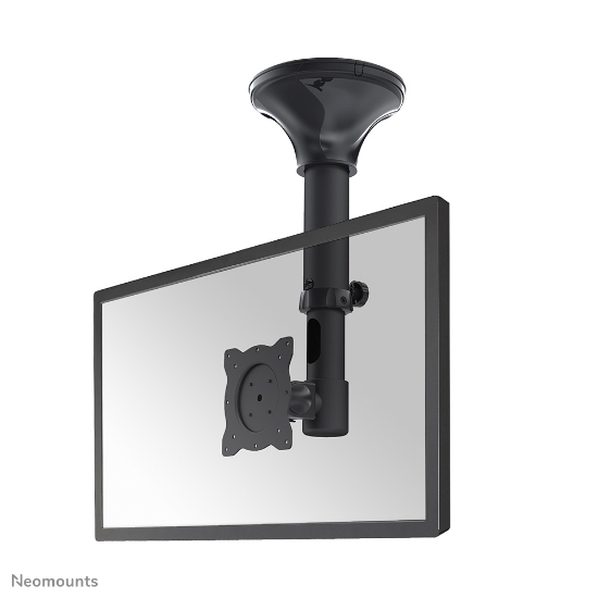 Picture of Neomounts FPMA-C025BLACK Monitor/TV mount ceiling 10-30" - h 37-47 cm - tiltable