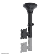 Picture of Neomounts FPMA-C025BLACK Monitor/TV mount ceiling 10-30" - h 37-47 cm - tiltable