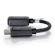 Picture of C2G 20cm DisplayPort to HDMI Adapter - DP Male to HDMI Female - Black
