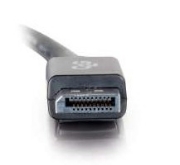 Picture of C2G 1m DisplayPort to Single Link DVI-D Adapter Cable M/M - DP to DVI - Black