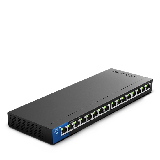 Picture of Linksys 16-Port Desktop Gigabit Switch (LGS116)