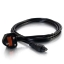 Picture of C2G 80603 power cable Black 3 m C5 coupler BS 1363