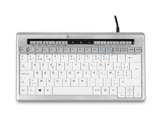 Picture of BakkerElkhuizen S-board 840 keyboard Office USB QWERTY UK English Light grey, White