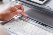 Picture of BakkerElkhuizen S-board 840 keyboard Office USB QWERTY UK English Light grey, White