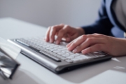 Picture of BakkerElkhuizen S-board 840 keyboard Office USB QWERTY UK English Light grey, White