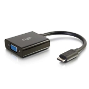 Picture of C2G 80503 video cable adapter 0.2 m Mini-HDMI VGA (D-Sub) Black