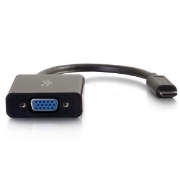 Picture of C2G 80503 video cable adapter 0.2 m Mini-HDMI VGA (D-Sub) Black