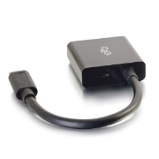 Picture of C2G 80503 video cable adapter 0.2 m Mini-HDMI VGA (D-Sub) Black