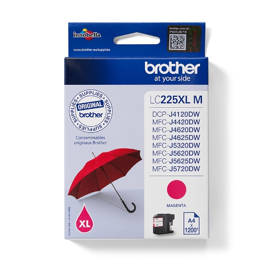 Picture of Brother LC225XLM ink cartridge 1 pc(s) Original Magenta