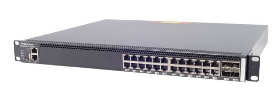Picture of Lenovo RackSwitch G7028 Managed L2 Gigabit Ethernet (10/100/1000) 1U Black