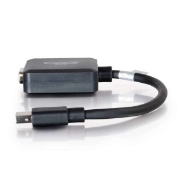 Picture of C2G 20cm Mini DisplayPort to VGA Adapter - Thunderbolt to VGA Converter M/F - Black