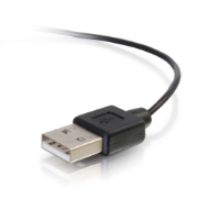 Picture of C2G 81708 USB cable USB 2.0 0.46 m USB A Micro-USB B Black